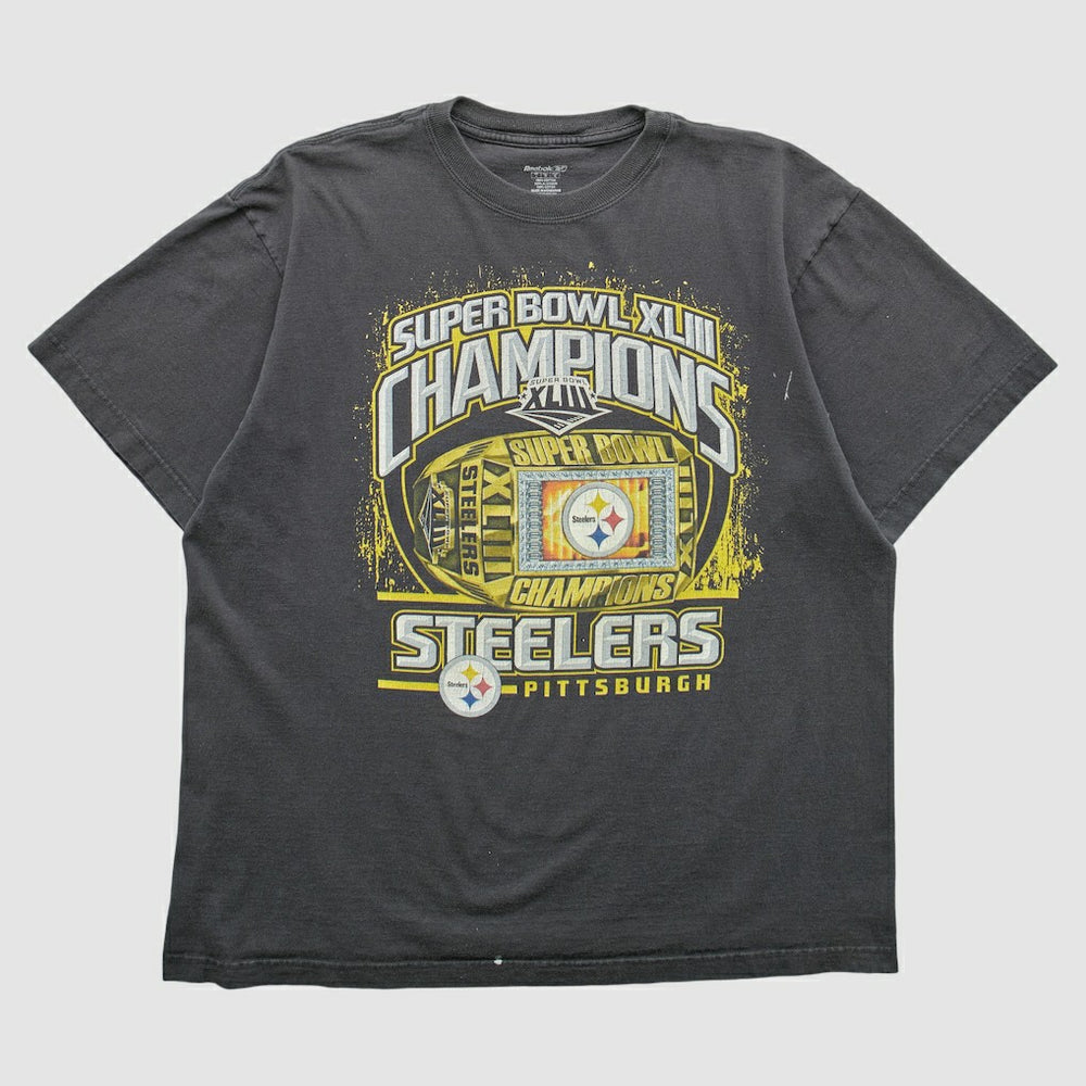 Pittsburgh Steelers Reebok 2009 T-shirt - Black T-shirts