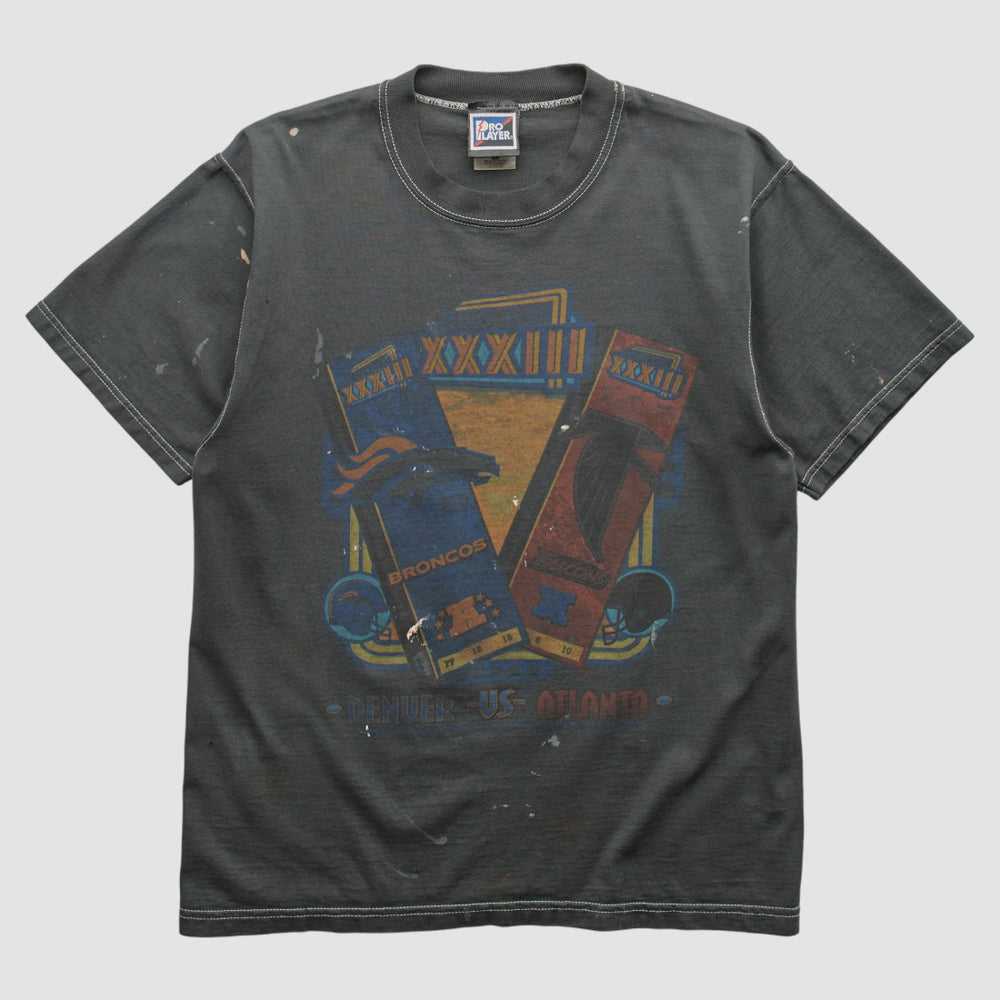 Superbowl XXXIII Pro Player 1999 T-shirt - Black T-shirts