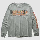 Cleveland Browns NFL 2000s Long Sleeve T-shirt - Heather Gray T-shirts