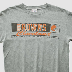 Cleveland Browns NFL 2000s Long Sleeve T-shirt - Heather Gray T-shirts
