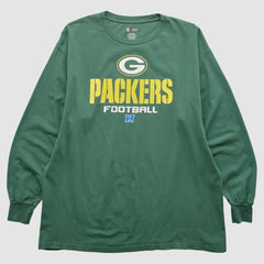 Green Bay Packers NFL 2010s Long Sleeve T-shirt - Green T-shirts