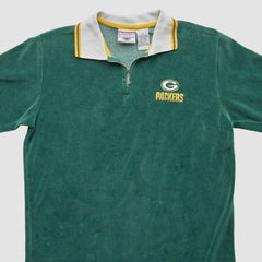 Green Bay Packers Game Day Clothing 90s 1/4 Zip Sweatshirt - Green Sweatshirts