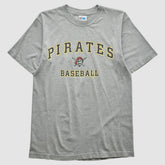 Pittsburgh Pirates Majestic 2000 T-shirt - Heather Gray - Vintage T-shirts