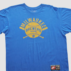 Milwaukee Brewers Nike 2000s T-shirt - Blue - Vintage T-shirts