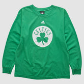 Boston Celtics 2010s Long Sleeve T-shirt Green Vintage - Adidas