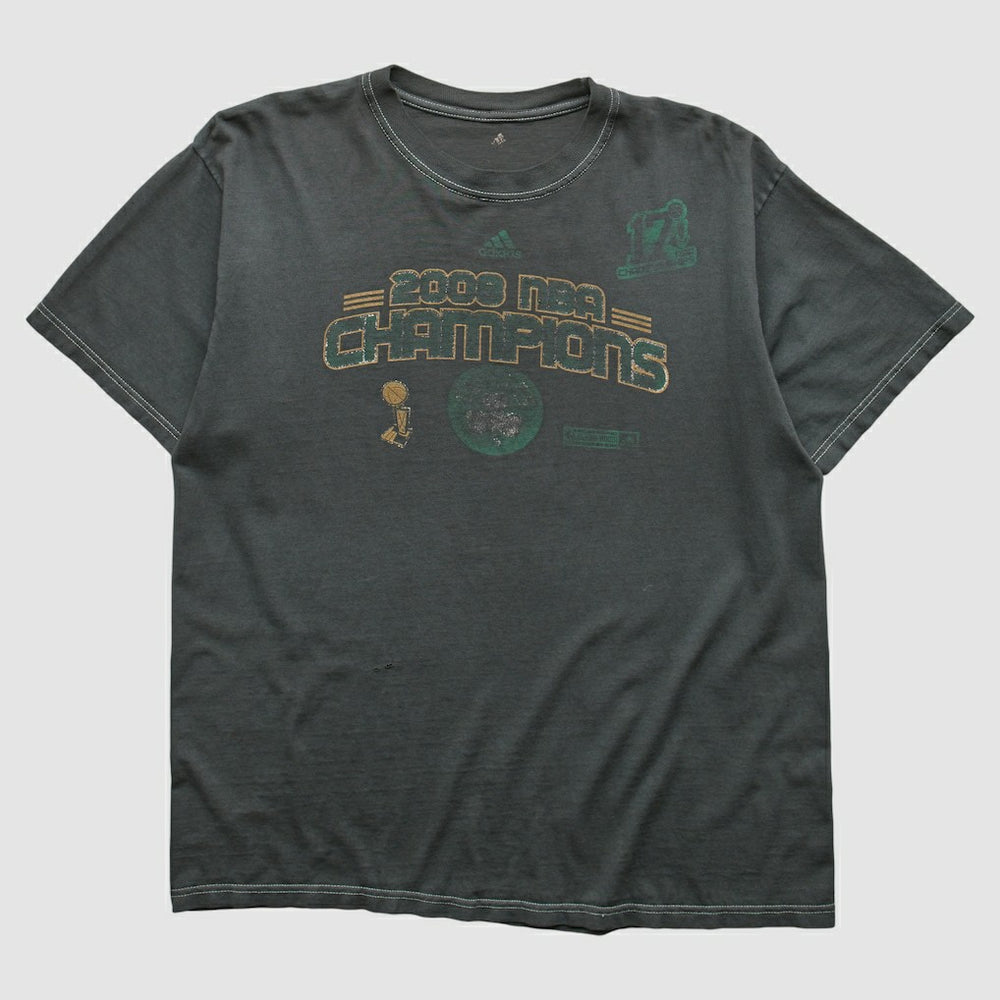 Boston Celtics 2008 T-shirt Charcoal Vintage - Adidas