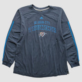 Oklahoma City Thunder 2010s Long Sleeve T-shirt Navy Vintage - Adidas