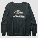 Baltimore Ravens Reebok 2000s Long Sleeve T-shirt - Black T-shirts