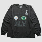 Superbowl XLV Reebok 2011 Long Sleeve T-shirt - Black T-shirts
