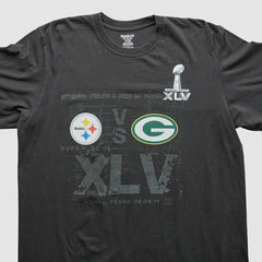 Superbowl XLV Reebok 2011 Long Sleeve T-shirt - Black T-shirts
