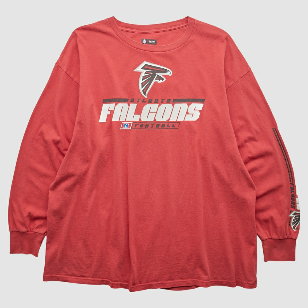 Atlanta Falcons NFL 2010s Long Sleeve T-shirt - Red T-shirts