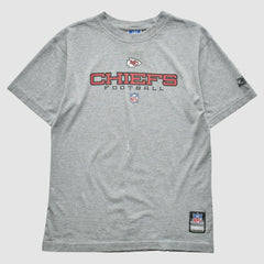 Kansas City Chiefs Reebok 2000s T-shirt - Heather Gray T-shirts