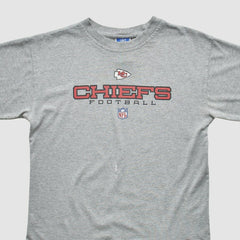 Kansas City Chiefs Reebok 2000s T-shirt - Heather Gray T-shirts