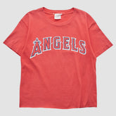 Los Angeles Angels Majestic 2000s T-shirt - Red - XXVintage T-shirts