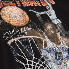 Nathaniel Clifton New York Knicks 75th Anniversary Pioneers Player T-Shirt Black - Mitchell & Ness