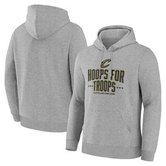 Cleveland Cavaliers Hoops For Troops Hoodie Gray