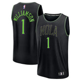Zion Williamson New Orleans Pelicans 2025/26 City Edition Fast Break Jersey Black - Fanatics