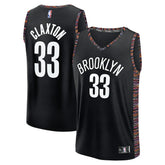 Nic Claxton Brooklyn Nets 2025/26 City Edition Fast Break Jersey Black - Fanatics