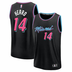 Tyler Herro Miami Heat 2025/26 City Edition Fast Break Jersey Black - Fanatics
