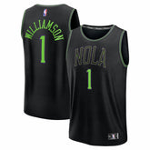 Zion Williamson New Orleans Pelicans Youth 2025/26 City Edition Fastbreak Jersey Black - Fanatics