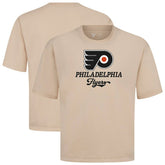 Philadelphia Flyers Levelwear Team Surge Luxe Signature Knit T-Shirt - Khaki | US 203613902