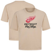 Detroit Red Wings Levelwear Team Surge Luxe Signature Knit T-Shirt - Khaki | US 203613911