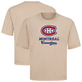 Montreal Canadiens Levelwear Team Surge Luxe Signature Knit T-Shirt - Khaki | US 203613912