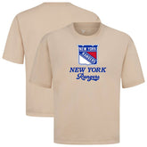 New York Rangers Levelwear Team Surge Luxe Signature Knit T-Shirt - Khaki | US 203613920