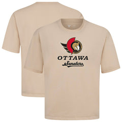 Ottawa Senators Levelwear Team Surge Luxe Signature Knit T-Shirt - Khaki | US 203613938