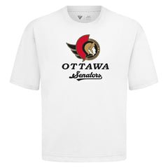 Ottawa Senators Levelwear Team Surge Luxe Signature Knit T-Shirt - White | US 203613939