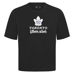 Toronto Maple Leafs Levelwear Team Surge Luxe Signature Knit T-Shirt - Black | US 203613951