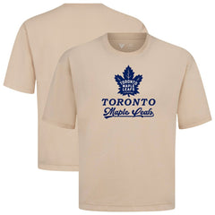 Toronto Maple Leafs Levelwear Team Surge Luxe Signature Knit T-Shirt - Khaki | US 203613952