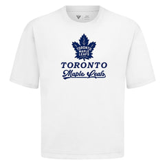 Toronto Maple Leafs Levelwear Team Surge Luxe Signature Knit T-Shirt - White | US 203613953