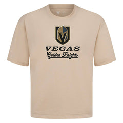 Vegas Golden Knights Levelwear Team Surge Luxe Signature Knit T-Shirt - Khaki | US 203613964