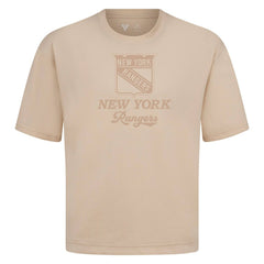 New York Rangers Levelwear Shadow Surge Luxe Signature Knit T-Shirt - Khaki | US 203613980