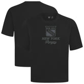 New York Rangers Levelwear Shadow Surge Luxe Signature Knit T-Shirt - Black | US 203613982