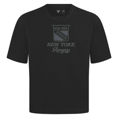 New York Rangers Levelwear Shadow Surge Luxe Signature Knit T-Shirt - Black | US 203613982