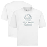 New York Islanders Levelwear Shadow Surge Luxe Signature Knit T-Shirt - White | US 203613983