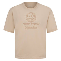 New York Islanders Levelwear Shadow Surge Luxe Signature Knit T-Shirt - Khaki | US 203613984