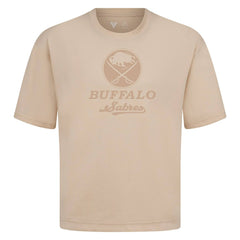 Buffalo Sabres Levelwear Shadow Surge Luxe Signature Knit T-Shirt - Khaki | US 203613988
