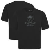 Buffalo Sabres Levelwear Shadow Surge Luxe Signature Knit T-Shirt - Black | US 203613990