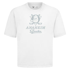 Anaheim Ducks Levelwear Shadow Surge Luxe Signature Knit T-Shirt - White | US 203614000