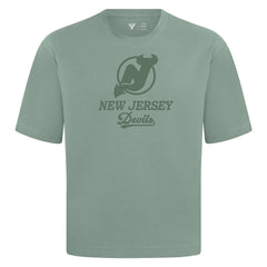 New Jersey Devils Levelwear Shadow Surge Luxe Signature Knit T-Shirt - Green | US 203614001
