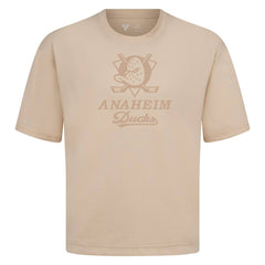 Anaheim Ducks Levelwear Shadow Surge Luxe Signature Knit T-Shirt - Khaki | US 203614002