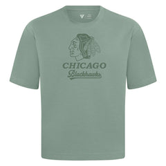 Chicago Blackhawks Levelwear Shadow Surge Luxe Signature Knit T-Shirt - Green | US 203614011