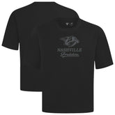 Nashville Predators Levelwear Shadow Surge Luxe Signature Knit T-Shirt - Black | US 203614016