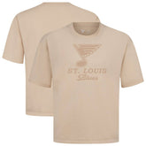 St. Louis Blues Levelwear Shadow Surge Luxe Signature Knit T-Shirt - Khaki | US 203614019