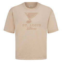 St. Louis Blues Levelwear Shadow Surge Luxe Signature Knit T-Shirt - Khaki | US 203614019
