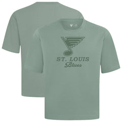 St. Louis Blues Levelwear Shadow Surge Luxe Signature Knit T-Shirt - Green | US 203614023