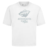 Minnesota Wild Levelwear Shadow Surge Luxe Signature Knit T-Shirt - White | US 203614026